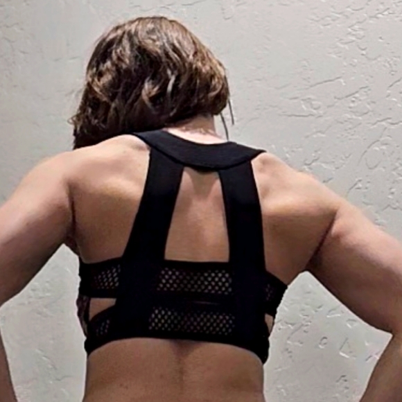 High neck crop-top dance top - Picture 4 of 5